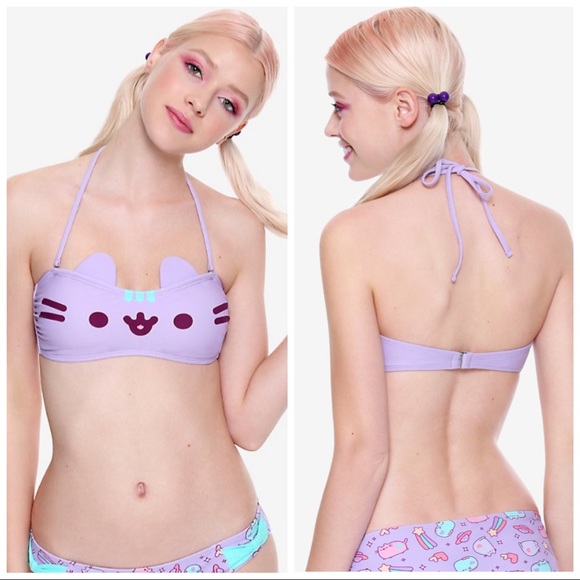 Pusheen Other - ✖️SOLD✖️•PUSHEEN• Hot Topic Kitty Bandeau Bikini